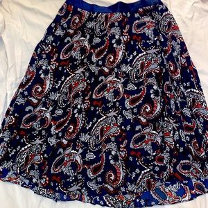 Express Pleated Midi Skirt